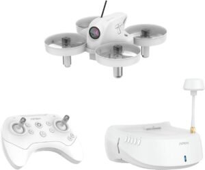 APEX VR70 FPV Drone Kit, First-Person View with Goggles, Brushed APEX VR70 FPV Drone Kit, First-Person View with Goggles, Brushed Racing for Beginners Super-Wide 120° FPV, Low-Latency 5.8G Transmission, Drop-resistant, Suitable Novice Practice Drones