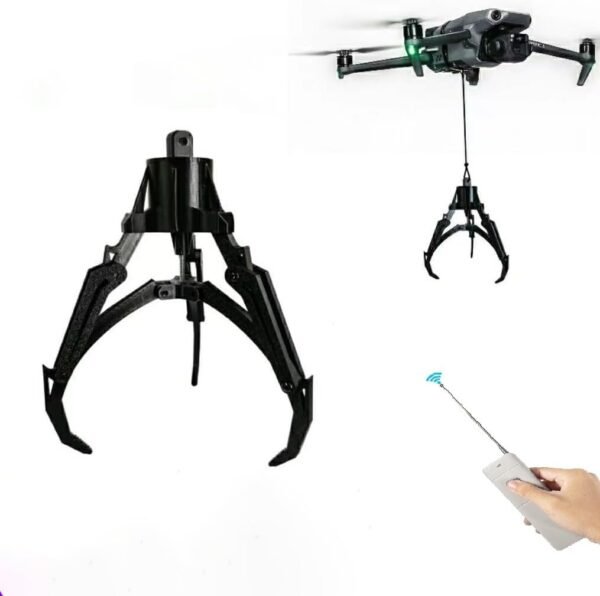 Drone Remote Control Intelligent Mechanical Claw, Fishing Baiting Line, Air Drop claw Release device