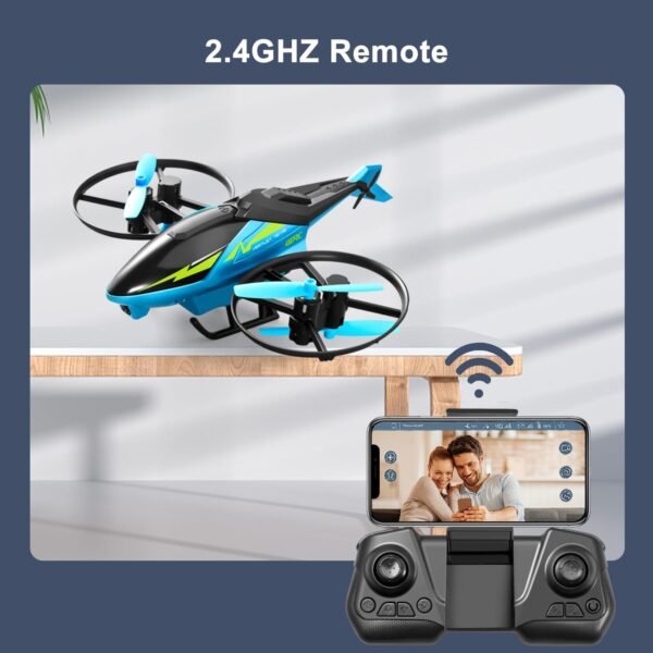 4DRC M3 Drone with 1080P HD Camera for Adults Kids Beginners,Remote Control Foldable quadcopters Helicopter Boys Toys/Gift,with Auto Hover, One Key Start,3D Flips