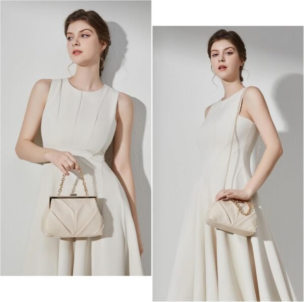 Clutch Purses for Women, PU Leather Evening Bag, Evening Han...