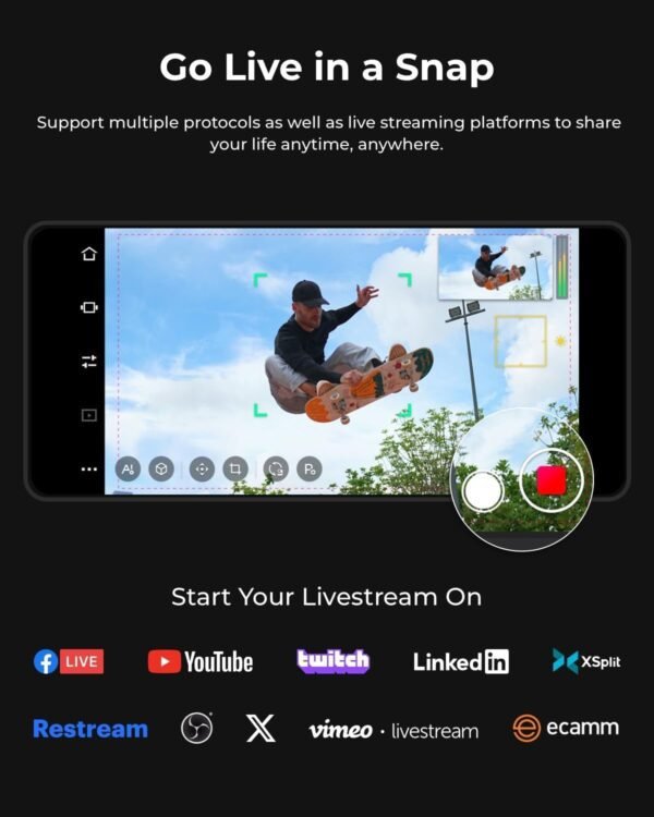 OBSBOT Tail Air & Smart Remote Combo, Streaming Camera with ...