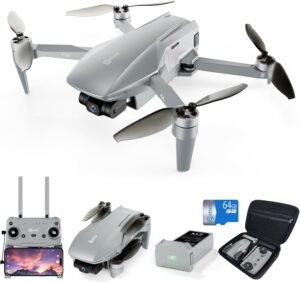 Contixo F36 GPS Drone with 4K Camera – 3-Axis Gimbal Stabilizer, 2 Miles Long Range, 25 Min Flight, WiFi FPV, Optical Flow, Brushless Motors, Follow Me, One Key Return, No FAA Registration Needed