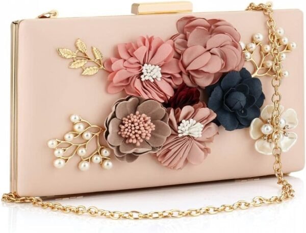 Gets PU Leather Purses and Handbags for Women Floral Beaded ...