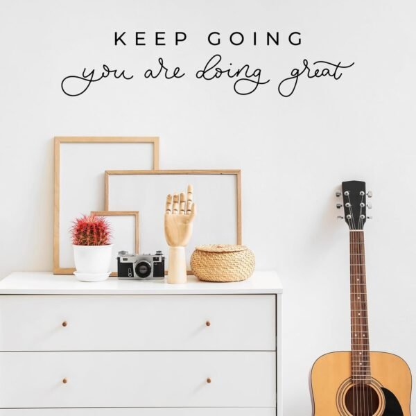 Zonon 5 Sheets Vinyl Wall Quotes Stickers Inspirational Quot...