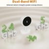 [5G & 2.4G] 2K Indoor Security Camera for Bedroom, Pet/Dog/B...