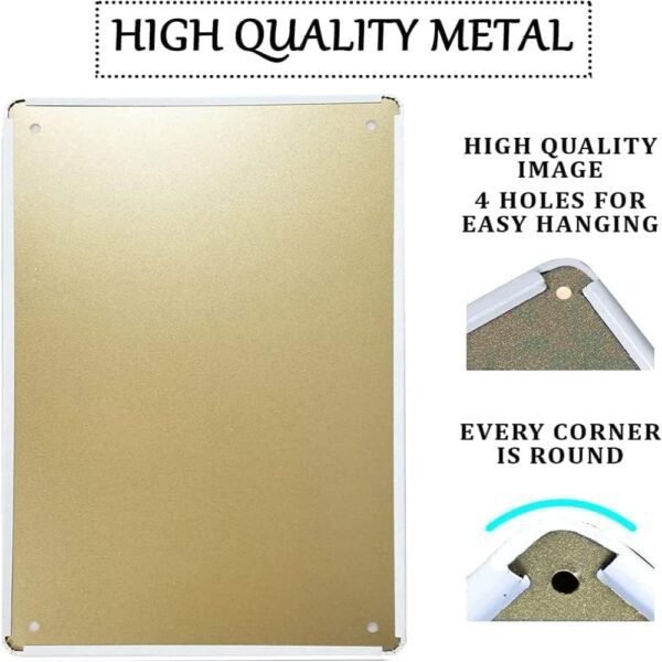 Office Metal Tin Sign Motivational Wall Art Decor Enjoy the ...