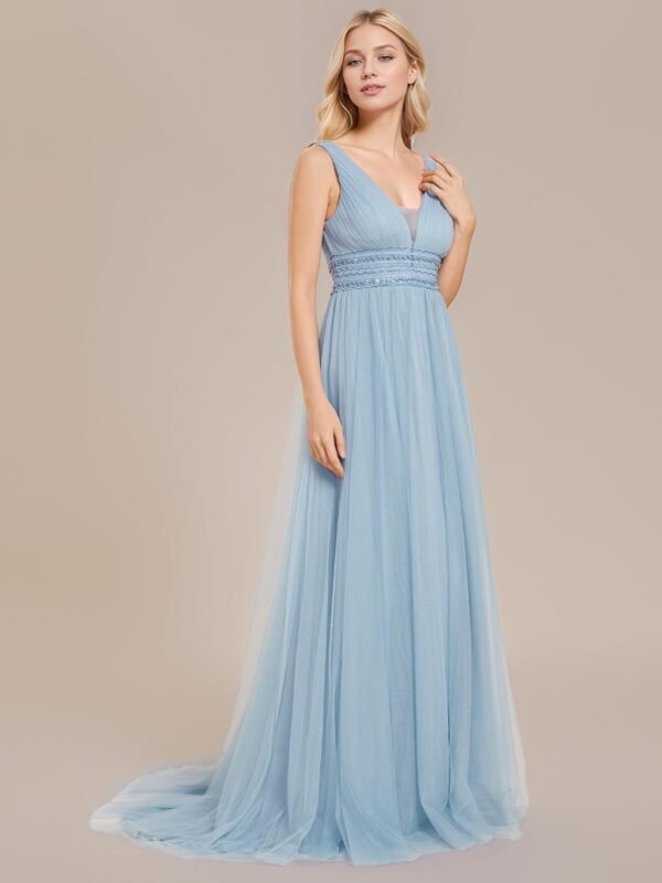 Ever-Pretty Women's Sleeveless Tulle Prom Dresses A-Line Lon...