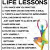 Inspirational Ballet Tin Signs Dance Life Lessons Meatl Tin ...