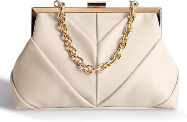 Clutch Purses for Women, PU Leather Evening Bag, Evening Han...