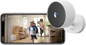 [5G & 2.4G] 2K Indoor Security Camera for Bedroom, Pet/Dog/B...