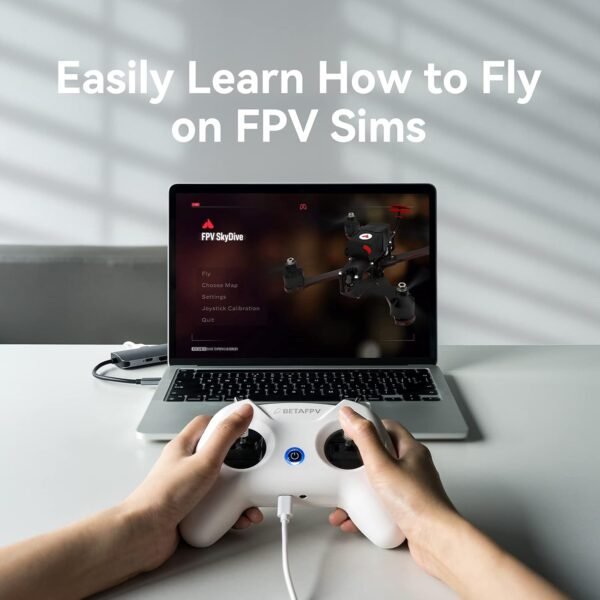 61QFL5ZndwL._AC_SL1500_.jpg BETAFPV Cetus Pro FPV Drone Kit with 3 Flight Modes Altitude Hold Emergency Landing Self Protection Turtle Mode with Radio Transmitter Goggles for FPV Beginners Player-to-Pilot