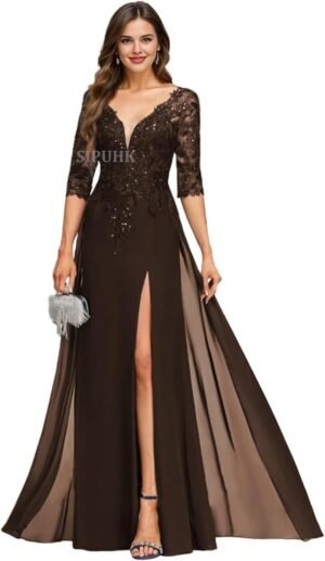 SIPUHK Sparkly Mother of The Bride Dresses for Wedding Lace SIPUHK Sparkly Mother of The Bride Dresses for Wedding Lace ...