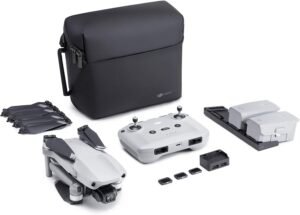 DJI Mavic Air 2 Fly More Combo & Auto-Activated DJI Care Refresh Bundle-Drone Quadcopter UAV with 48MP Camera 4K Video 1/2" CMOS Sensor 3-Axis Gimbal 34min Flight Time ActiveTrack 3.0, Gray (Renewed)