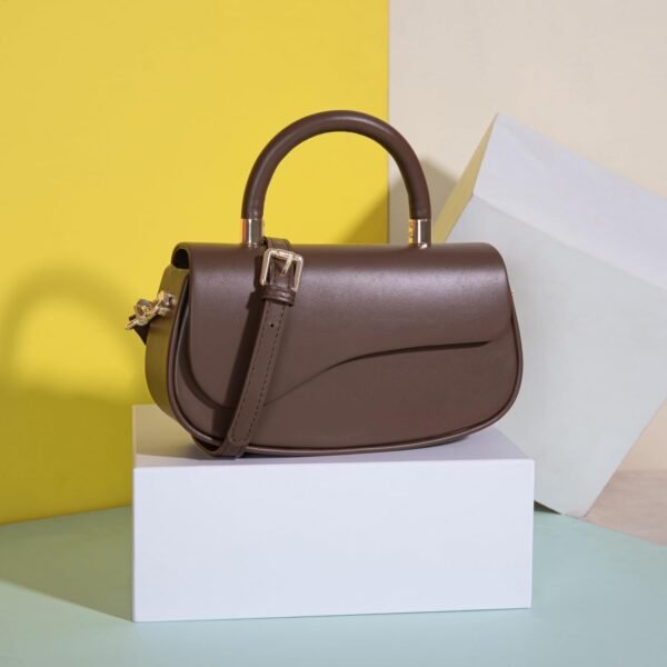 Milan Chiva Small Elegant Top Handle Purses for Women Mini F...