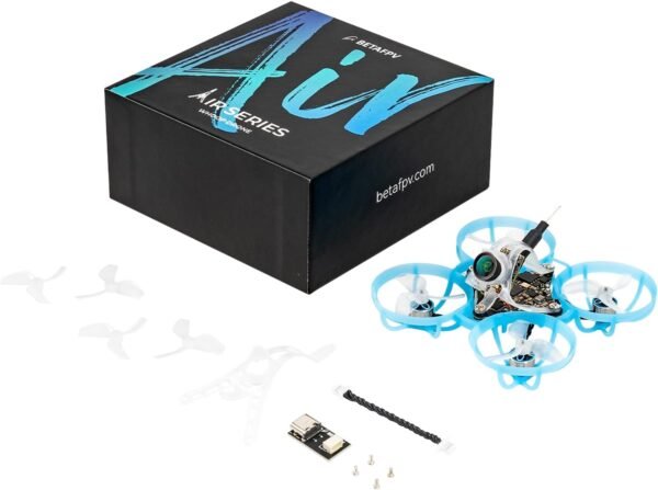 61hQHT3RrL._AC_SL1500_.jpg BETAFPV Air65 Brushless Whoop Quadcopter, 1S Ultralight 65mm Micro Whoop Drone with C03 FPV Camera, 0702SE Ⅱ 27000KV Motors, G473 5IN1 Air Brushless FC ELRS Receiver for Indoor Outdoor FPV Racing