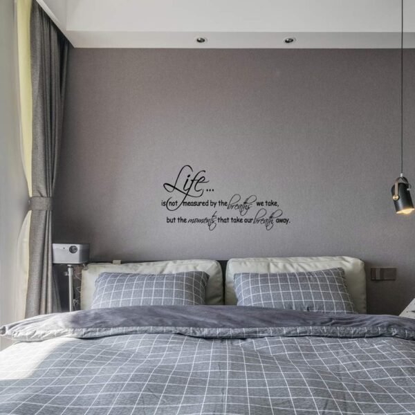 Life is not Measured by The Breaths we take, but The Moments...