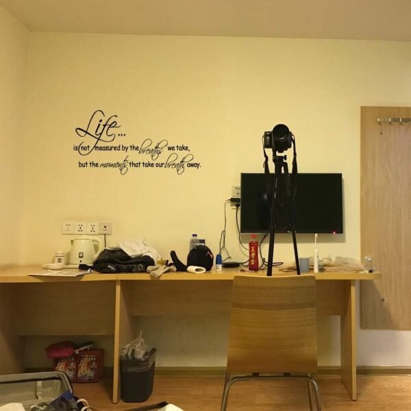 Life is not Measured by The Breaths we take, but The Moments...