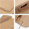 Dasein Women Faux Suede Evening Clutch Bags Formal Party Clu...