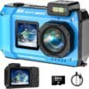 UHD 8K Underwater Camera, 70MP 33FT WiFi Waterproof Digital ...