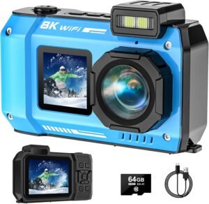 UHD 8K Underwater Camera, 70MP 33FT WiFi Waterproof Digital ... UHD 8K Underwater Camera, 70MP 33FT WiFi Waterproof Digital ...