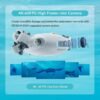 FIFISH V-EVO 4K60FPS Underwater Drone with Robotic Arm, with Removable SD Card, QYSEA AI Vision Lock 360° Omnidirectional Movement Underwater ROV with Depth Hold, Portable Robot with VR Control