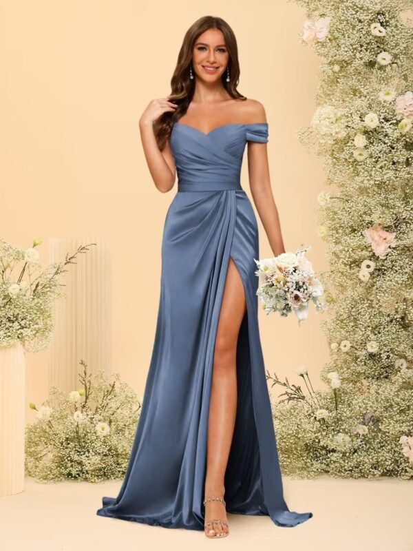 Dessiny Women's Off Shoulder Mermaid Bridesmaid Dresses 2025...