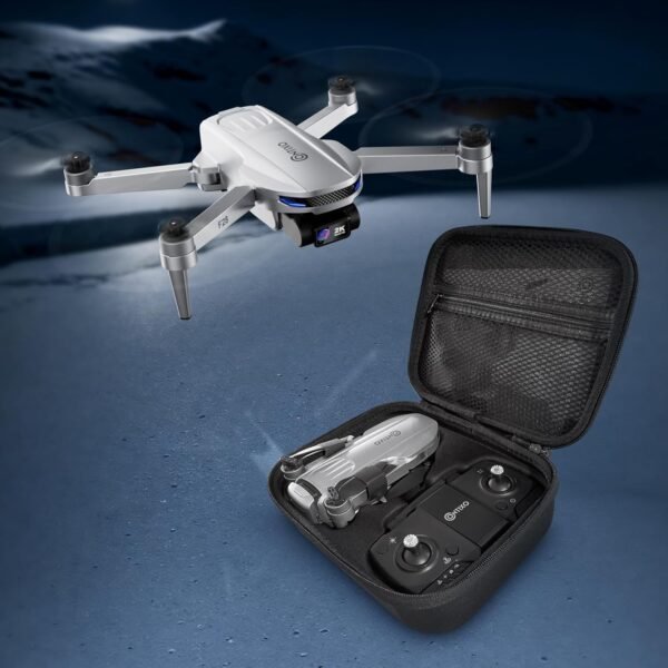 713nuGg1j1L._AC_SL1500_.jpg Contixo F28 2K Camera Drone for Adults – GPS Auto Follow, Foldable FPV Drone with One-Button Return, Orbit, Waypoint, Selfie Mode, 26 Min Flight Time, No FAA Required, Carry Case Included