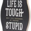 John Wayne Life is Tough Wood Wall Decor - Funny John Wayne ...