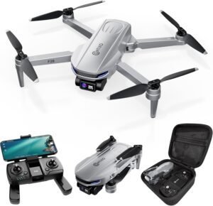 Contixo F28 2K Camera Drone for Adults – GPS Auto Follow, Foldable FPV Drone with One-Button Return, Orbit, Waypoint, Selfie Mode, 26 Min Flight Time, No FAA Required, Carry Case Included