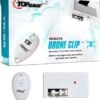 Top Race Drone Clip Remote Control Object Launcher - Release and Drop Drones Delivery (180 Feet) - Drone Drop Release