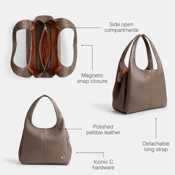 Coach Women's Polished Pebble Leather Lana Shoulder Bag