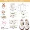72 Pcs Sneaker Charms, Shoelace Charms For Sneakers, Pearl R...