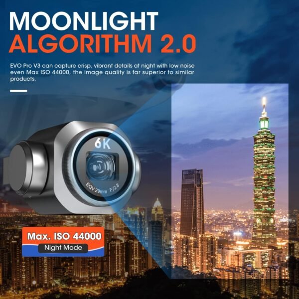 Autel Robotics EVO 2 Pro V3: 2025 Son-y 1" CMOS & 6K HDR Video, Moonlight Algorithm 2.0, Max ISO 44000,12-Bit DNG, 6.4" Smart Controller SE, 15KM Transmission, 360° Obstacle Avoidance, 40 Minutes
