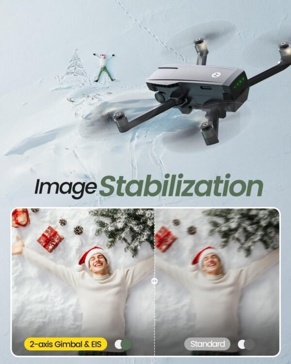 71CeDBa1p3L._AC_SL1500_.jpg Holy Stone HS720G 2-Axis Gimbal Drones with 4K EIS Camera, 2 Batteries 52-Min Flight Time, Brushless Motors, GPS Auto Return, Video Transmission, Mini Foldable Drone for Beginners Adults