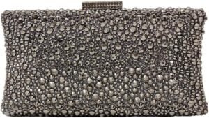 HUANG ZHUANG Sparkly Elegant Crystal Clutch Solid Rhinestone... HUANG ZHUANG Sparkly Elegant Crystal Clutch Solid Rhinestone...