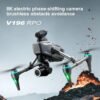 V196 GPS Drone with 1080P HD Camera, Two-batteries, Brushless Motor, Altitude Hold, One Key Take Off/Landing, with Black Outdoor Carrying Case.
