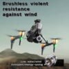 V196 GPS Drone with 1080P HD Camera, Two-batteries, Brushless Motor, Altitude Hold, One Key Take Off/Landing, with Black Outdoor Carrying Case.
