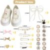 32Pcs Shoe Charms for Sneakers, Shoe Lace Charms Jewelry for...
