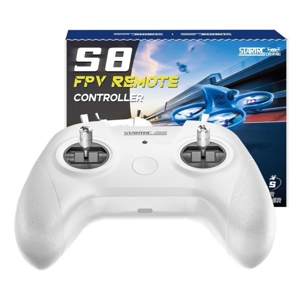 FPV Flight Simulator Controller for DJI Virtual Flight, 8-Channel Realistic FPV Flight Simulator Controller for DJI Virtual Flight, 8-Channel Realistic Drone Training Controller for VelociDrone, Liftoff, DRL, and More, Plug-and-Play for Mobile Phone & PC Gift for Kids & New Pilots