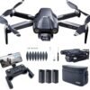 CHUBORY X10 PRO GPS Drone with Camera for Adults 4K CHUBORY X10 PRO GPS Drone with Camera for Adults 4K UHD, 90 Min Long Flight Time,3280 FT Long Control Range, Auto Return, Follow Me, Brushless Motor, 5G FPV RC Quadcopter for Beginners(