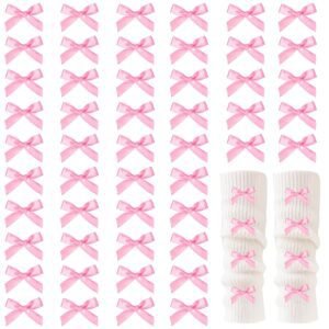 30PCS Pink Ribbon Bow Charms for Junk Socks,1.37 Inch Mini 30PCS Pink Ribbon Bow Charms for Junk Socks,1.37 Inch Mini S...