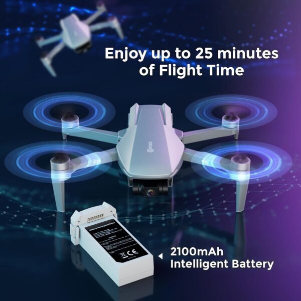 71LRUAUx3NL._AC_SL1500_.jpg Contixo F36 GPS Drone with 4K Camera – 3-Axis Gimbal Stabilizer, 2 Miles Long Range, 25 Min Flight, WiFi FPV, Optical Flow, Brushless Motors, Follow Me, One Key Return, No FAA Registration Needed