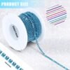 Crystal Rhinestone Close Chain Trim,10 Yards/Roll of 2mm Rhi...