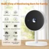 [5G & 2.4G] 2K Indoor Security Camera for Bedroom, Pet/Dog/B...