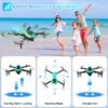 Drone with Camera 1080P for Adults,Mini Drone with Brushless Motor,2 Batteries,One Key Take Off/Land,360 Flips, Waypoint Fly, Altitude Hold,Foldable Drone for Beginners