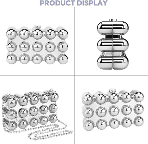 YYW Acrylic Clutch Purse for Women Evening Crossbody Shoulde...