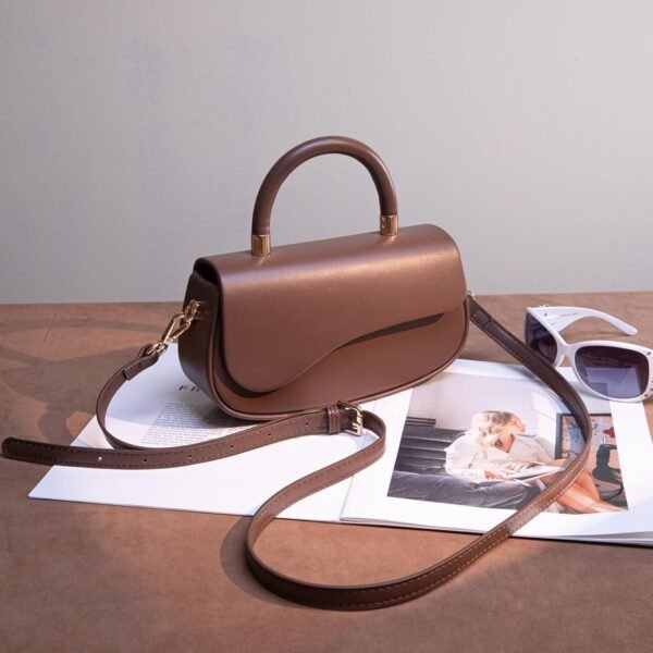 Milan Chiva Small Elegant Top Handle Purses for Women Mini F...