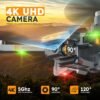 71Sw30fPhRL._AC_SL1500_.jpg GPS Drones with 4K Camera for Adults with Brushless Motor and Follow Me Mode,Long Flight Time and Distance,5G FPV Transmission and Auto Return,G9 Foldable RC Quadcopter for Beginner and Kids,Under249g (Dark gray)