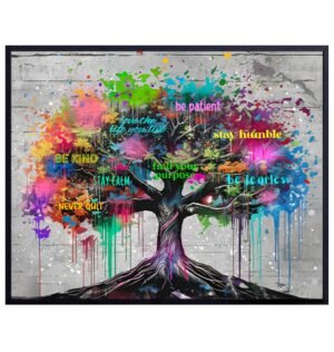 Inspirational Tree of Life Wall Art - Home Office Gifts Inspirational Tree of Life Wall Art - Home Office Gifts for ...