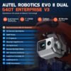 71VDWoQFicL._AC_SL1500_.jpg Autel Robotics EVO II Dual 640T Enterprise V3, 640*512 30Hz T~hermal&8" RYYB CMOS Sensor,10 Color Schemes, 4X lossless Zoom, 42 Min,15KM Transmission, Support Remote ID,w/Strobe/Spotlight/ Loudspeaker